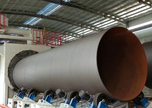 鋼管內外壁拋丸機，鋼管噴砂除鏽設備